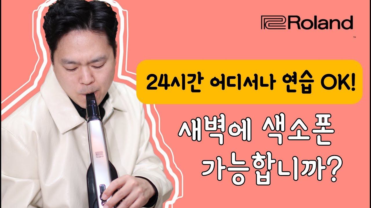 아파트에서는 에어로폰입니다. Roland AE-30
