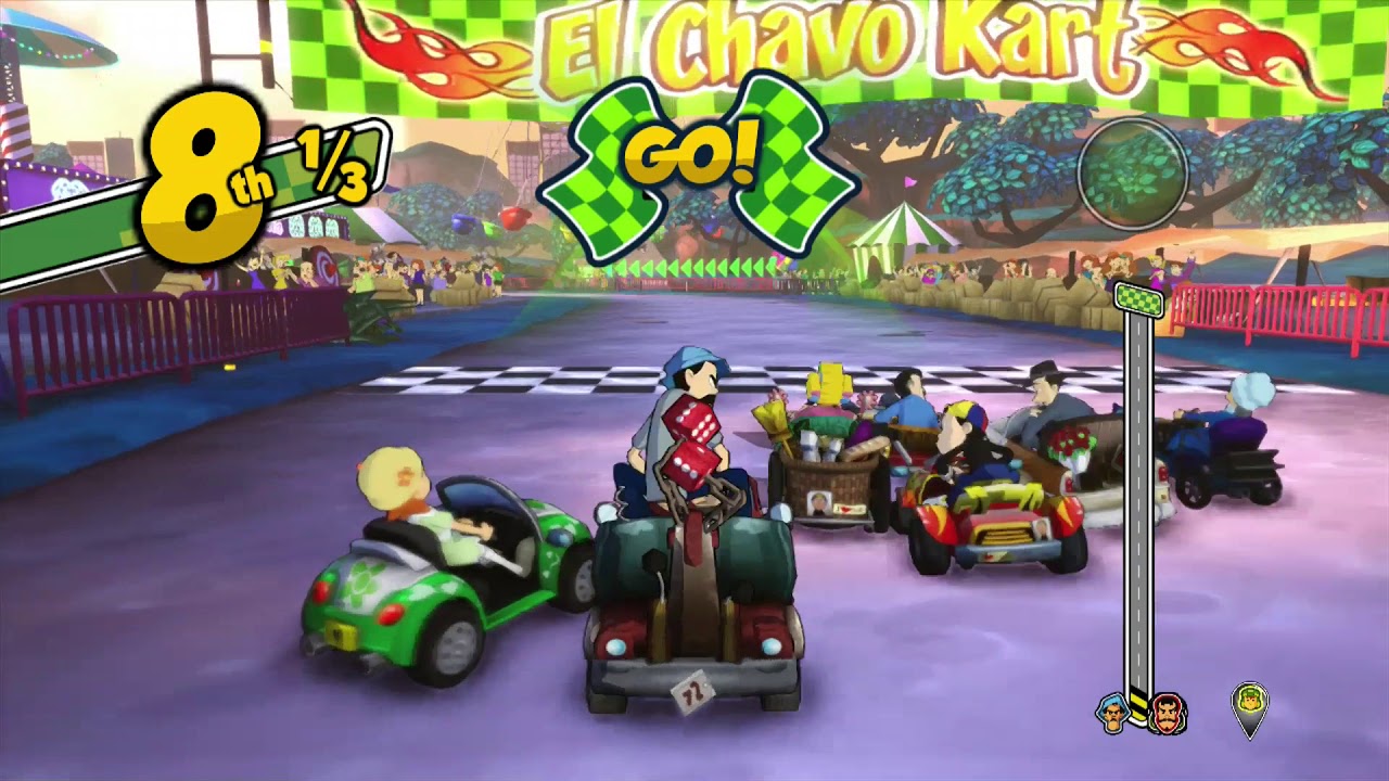 [Xbox 360] El Chavo Kart - Cups: Quico Cup - Mr. Raymond