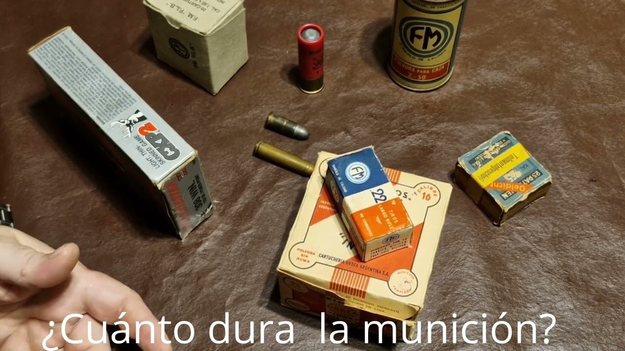 &iquest;Cu&aacute;nto dura la munici&oacute;n?