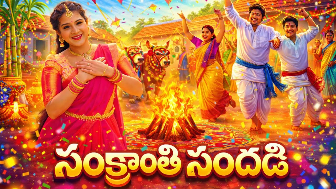 Sankranthi Song 2026 | Sankranthi Sandadi Full Song | Sankranthi Special Song | AI Created Song