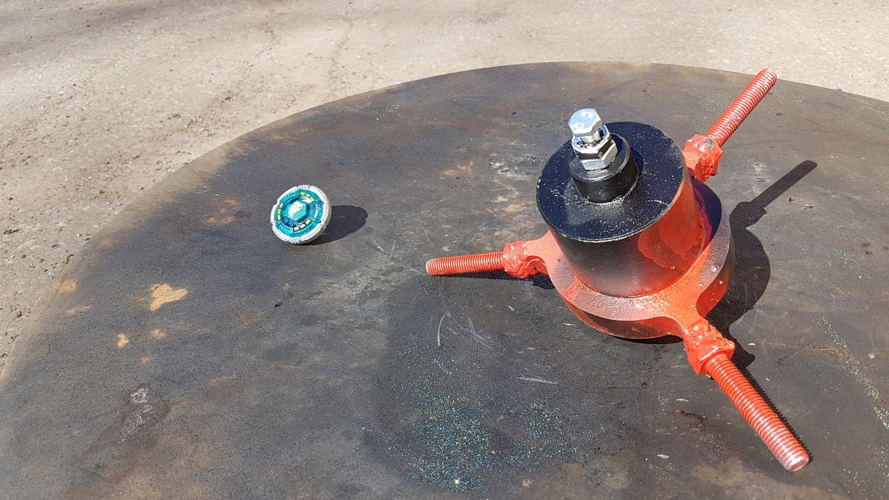 Spinning Top of Death VS. Beyblade toy