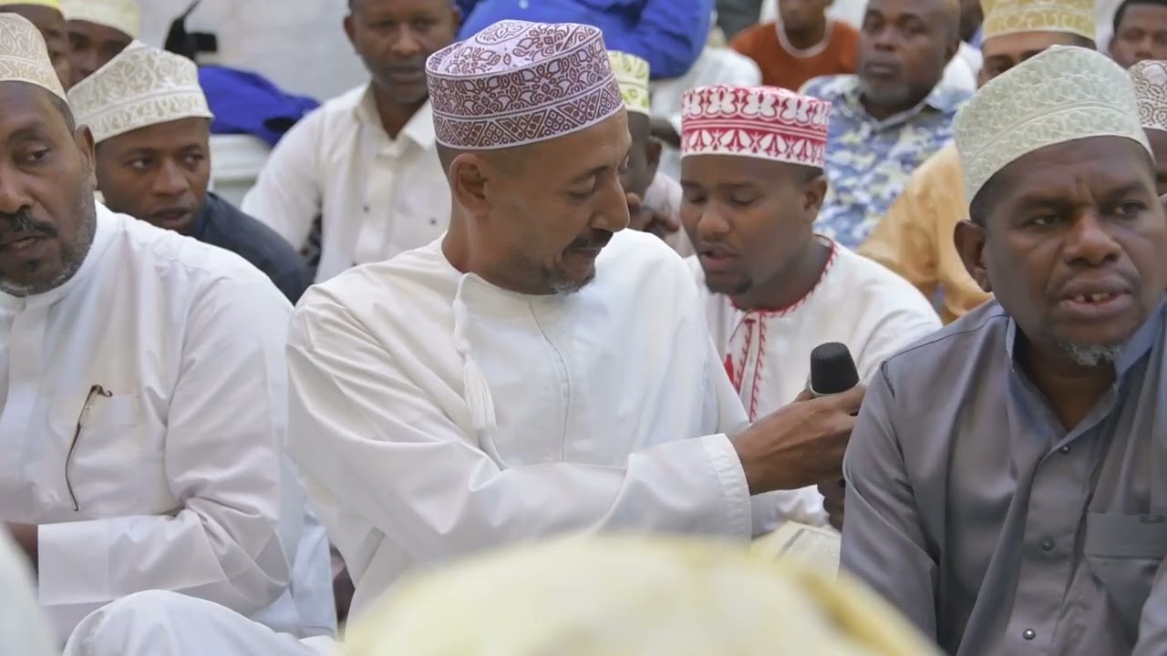 HARUSI YA MTOTO WA IMAM KHATIB OMAR NA AALIYA, MASJID AL JUMAA KITUMBINI