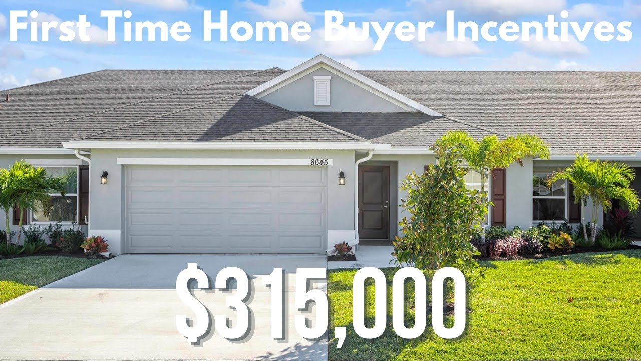 Affordable New Construction Homes for First Time Home Buyers in Fort Pierce Florida Near Vero Beach