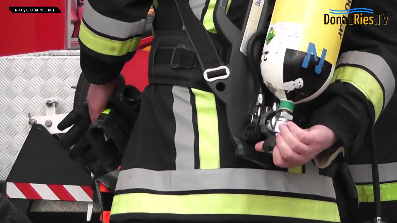 8min. NoComment / Großbrand in Sauna von Fitness Center, Rain am Lech