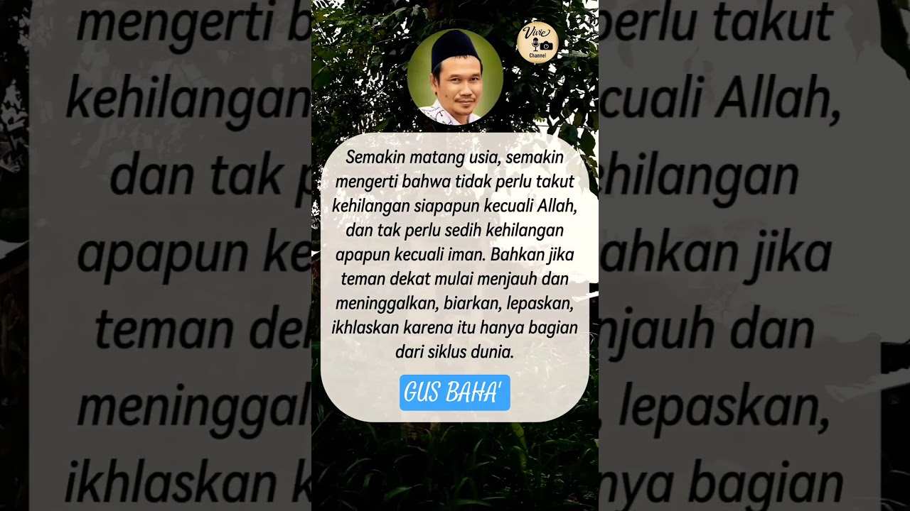 Nasehat Gus Baha' #amalan #doa #belajar #motivasi #nasehat #youtubeshorts