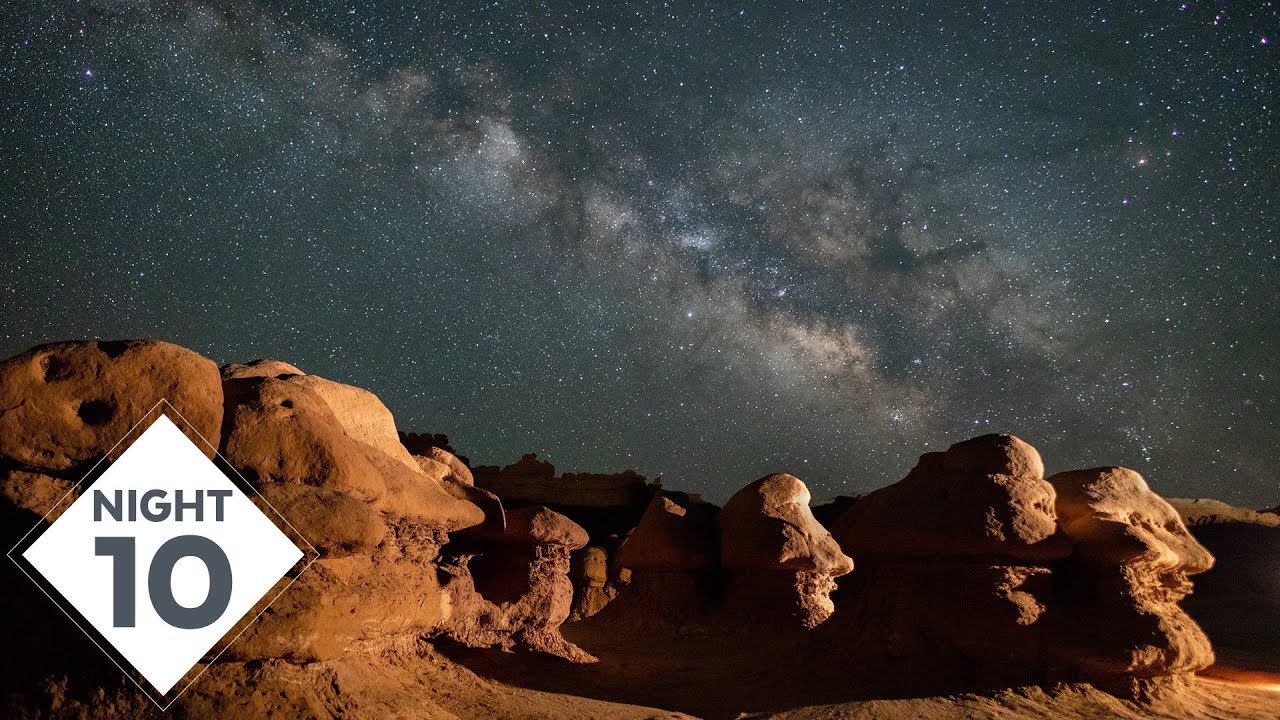 Star Tracking Milky Way Photography in Goblin Valley for Night 10! | #TheGreatMilkyWayChase Vlog