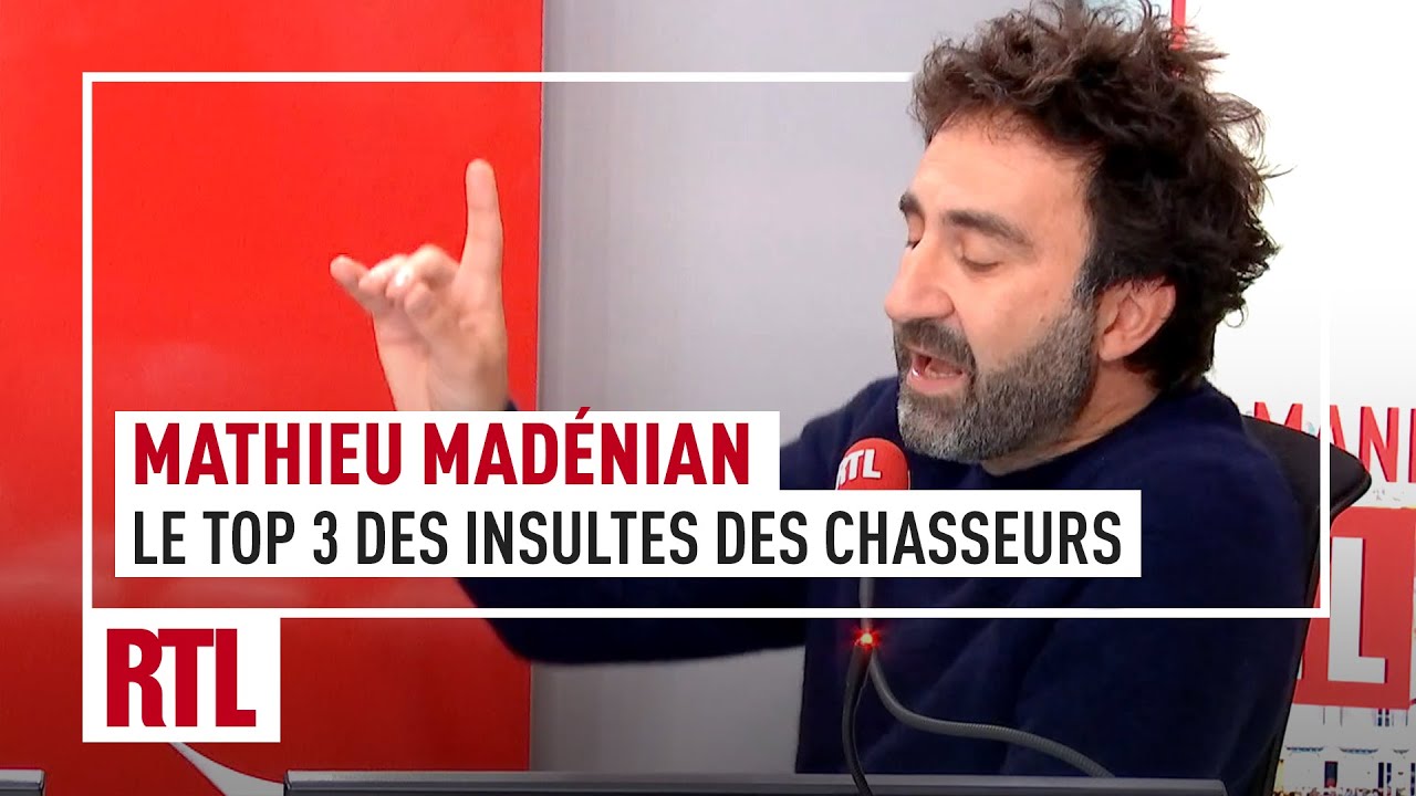 Mathieu Madénian : le top 3 des insultes des chasseurs