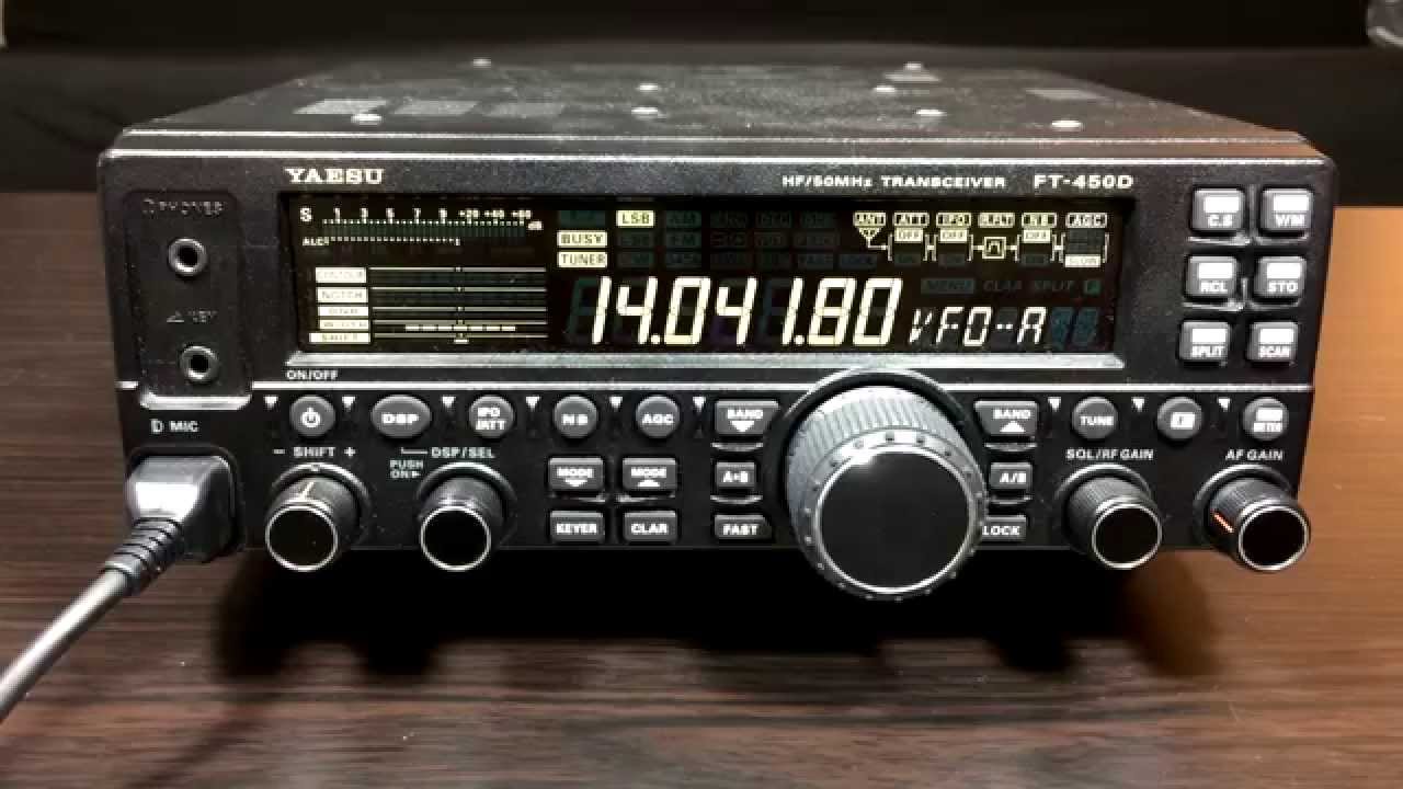 Yaesu FT-450D: Начало работы и обзор