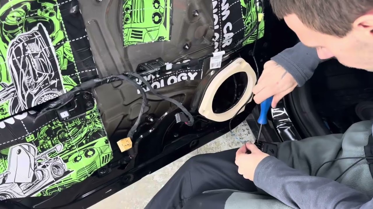 Замена штатных динамиков в BELGEE X50 на DL Audio Anaconda 165 Comp🔥 #dlaudio #детейлинг #detailing 