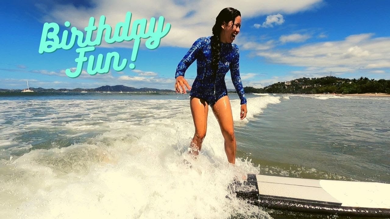 Playa Tamarindo | Amazing beach in Costa Rica for beginner surfing! | How I celebrated my birthday!