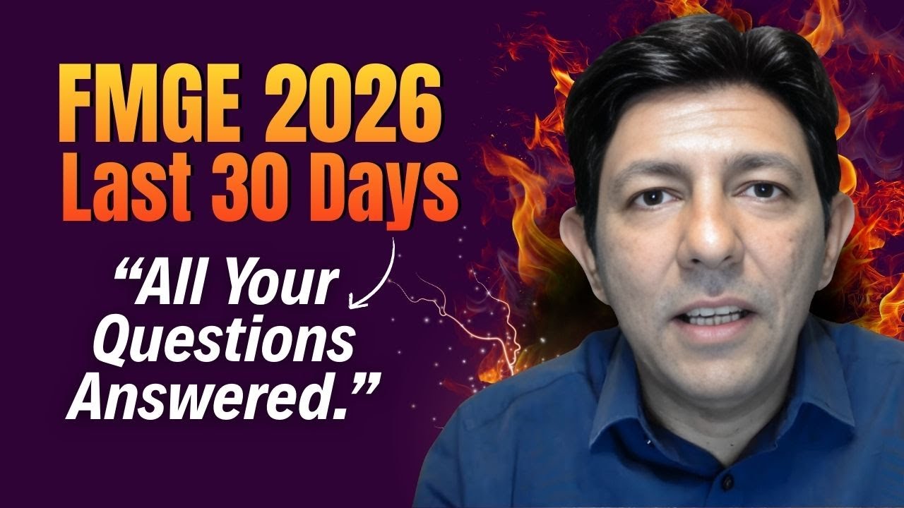 How to Stop Panicking and Finish Revising for FMGE in Last 30 Days