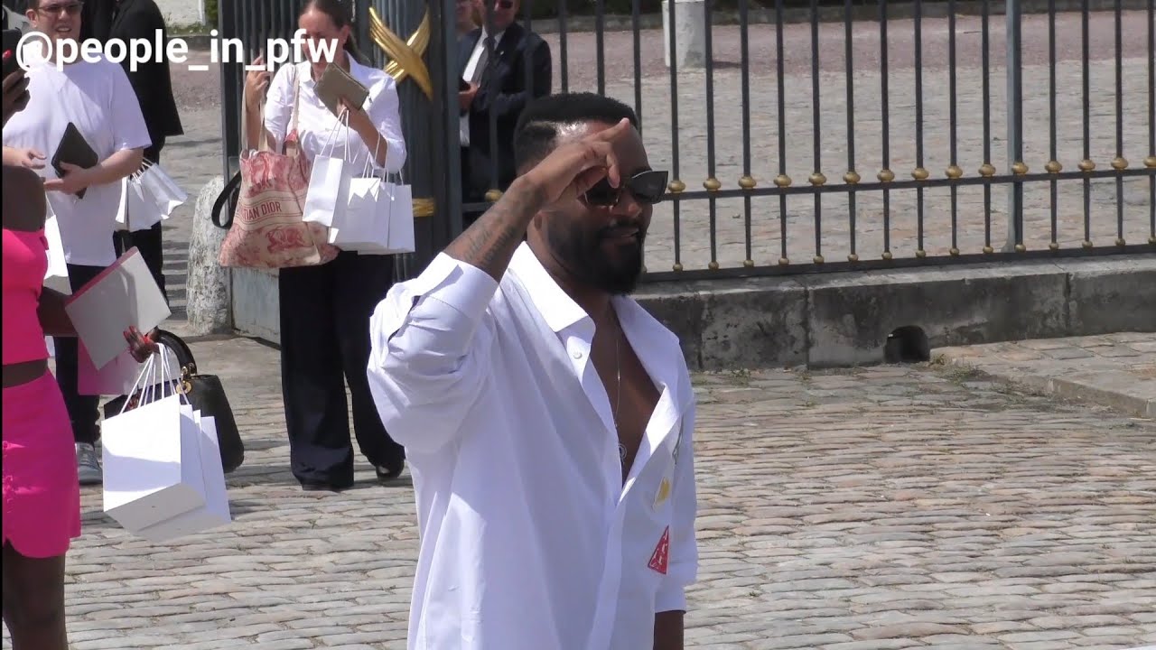 Fally Ipupa - Dior Homme Spring Summer 2024 fashion show in Paris - 23.06.2023