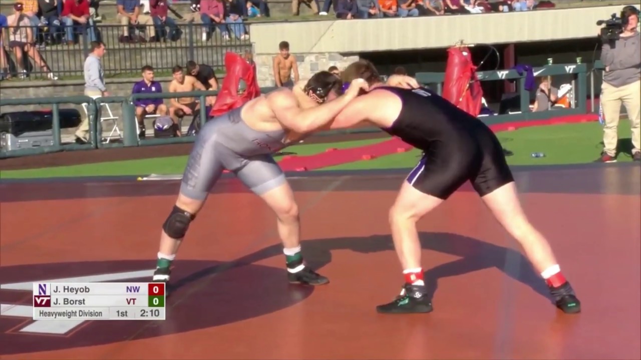 Hwt John Borst (Virginia Tech) vs Jack Heyob (Northwestern)