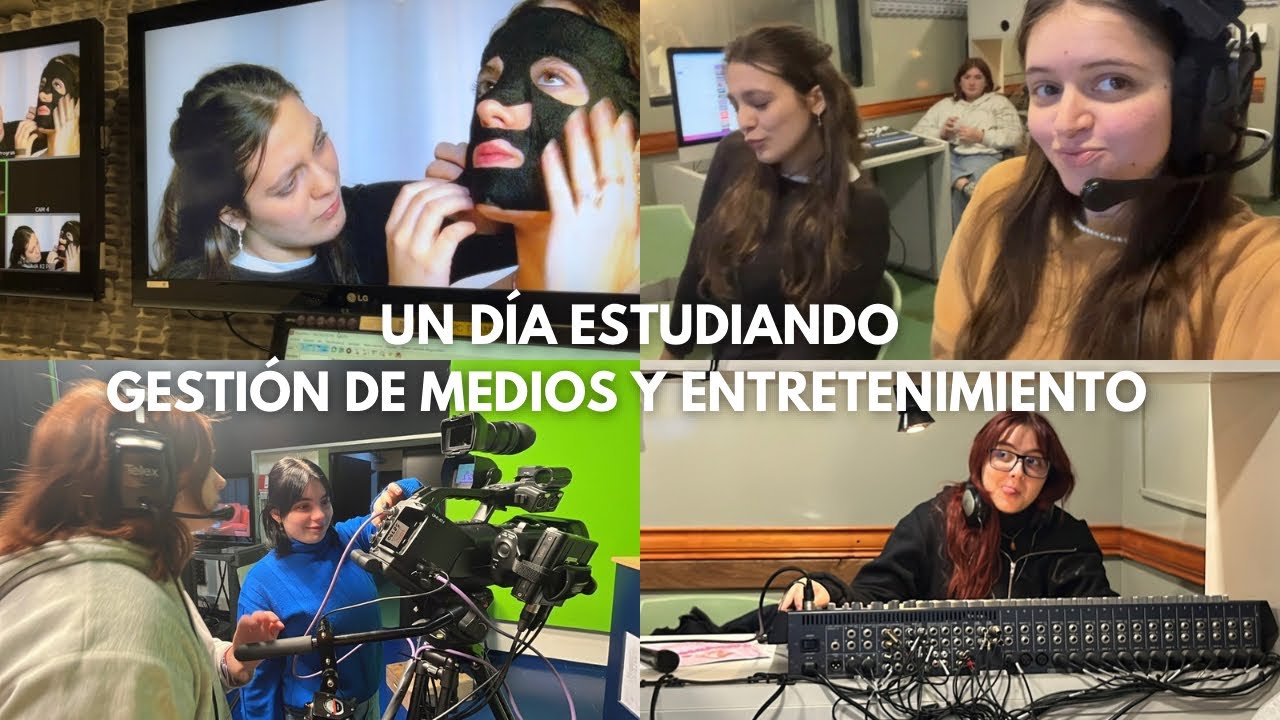 un día estudiando gestión de medios y entretenimiento