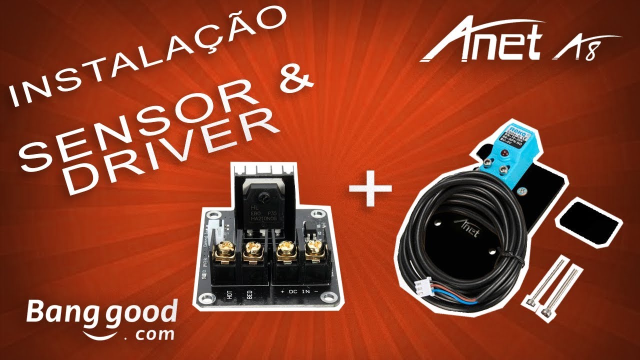 Instalação Sensor e Drivers Anet A8 (Impressora 3D) | DM Channel