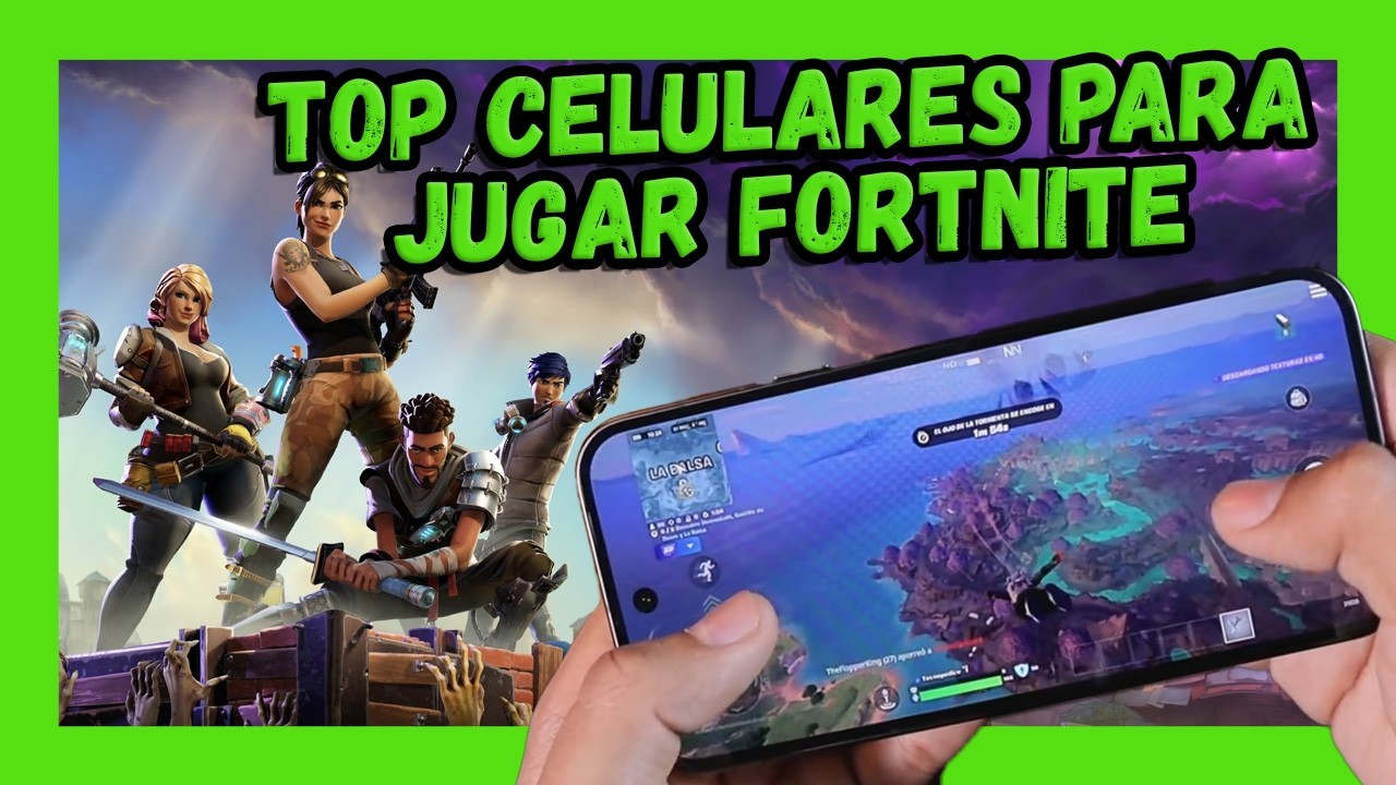 ✅ 10 MEJORES Celulares para jugar FORTNITE 2025 🔥