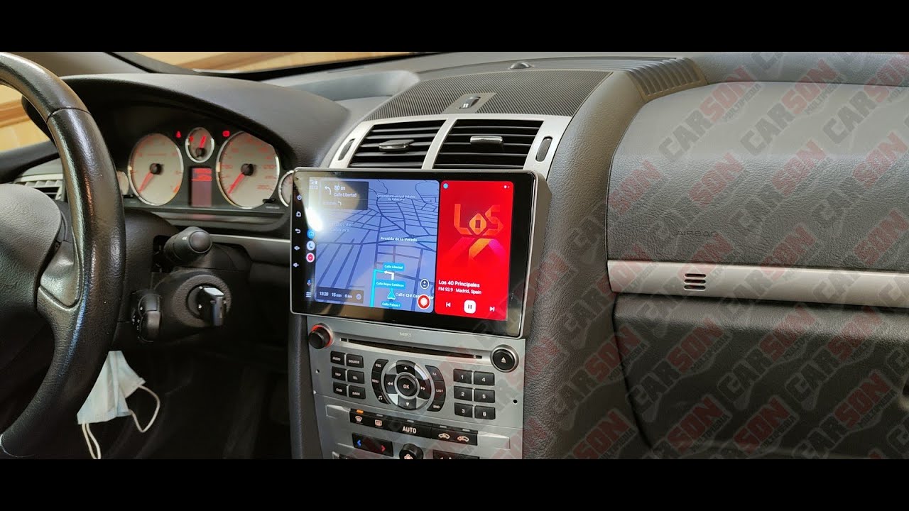 Instalacion Pantalla Carson en Peugeot 407