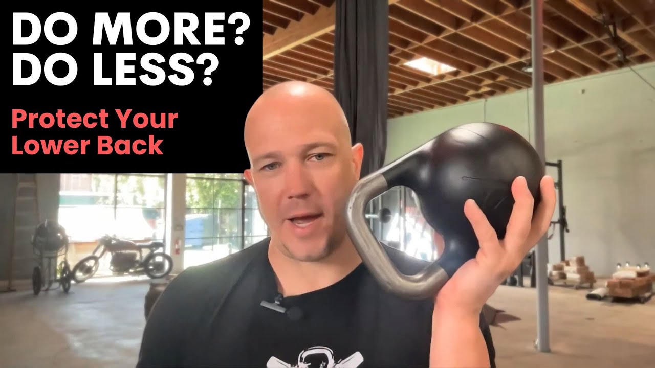 Back Pain With Kettlebells? Let's Fix That.