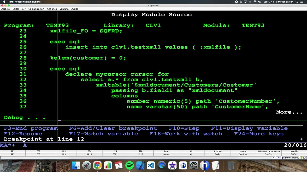 Программирование в RPG (IBM i/AS400). Использование XML-файлов с RPG и SQL.