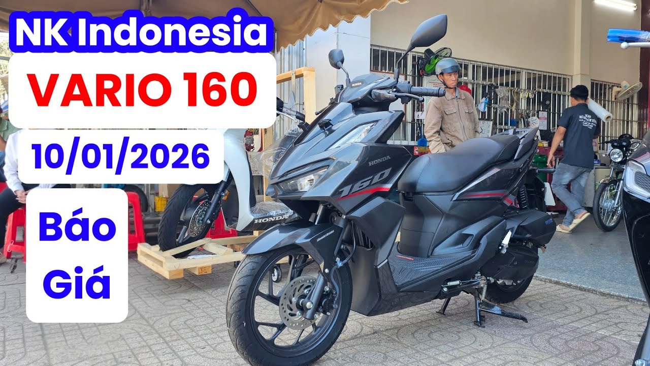B&aacute;o gi&aacute; VARIO 160 NK Indonesia mới nhất ng&agrave;y 10/01/2026 tại CH Mai Duy&ecirc;n. Khải Phạm #vario #160 #xe 
