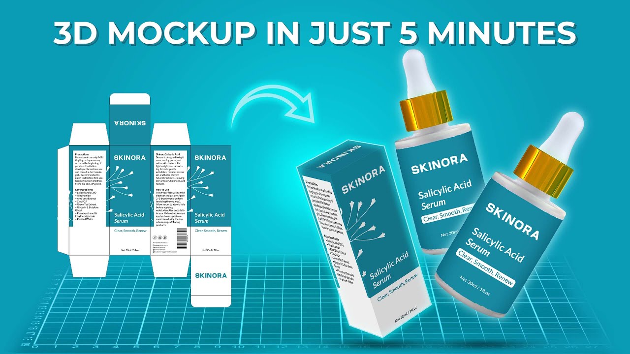 How to make packaging Mockup in Illustrator | Packaging Mockup  #mirzawaleedahmed