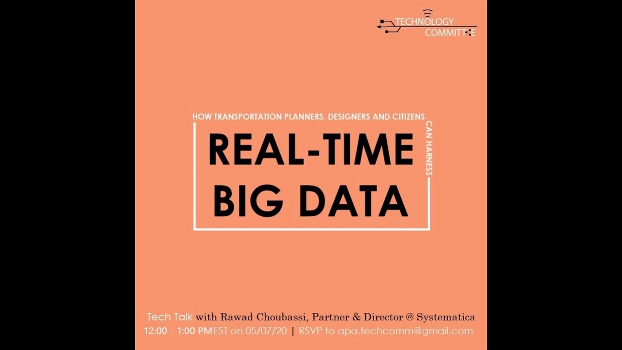 May Tech Talk | Real Time Big Data