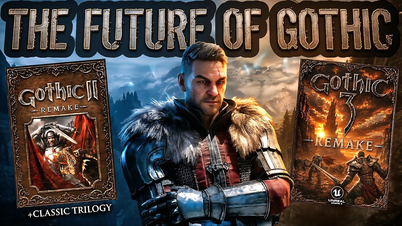 Przyszłość serii Gothic &ndash; więcej remake&rsquo;&oacute;w, klasyczna trylogia, remastery Unreal i wiele więcej