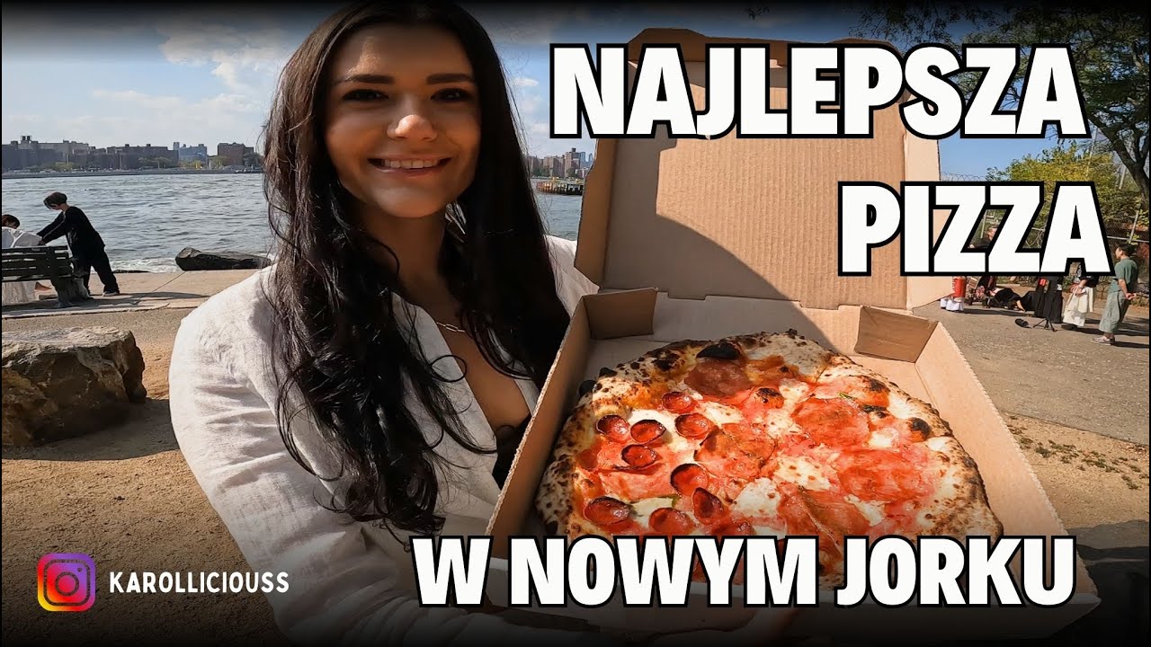 Najlepsza pizza w całym Nowym Jorku?! Robertas Pizza przy Domino Park! #pizza #pyszne #jedzenie