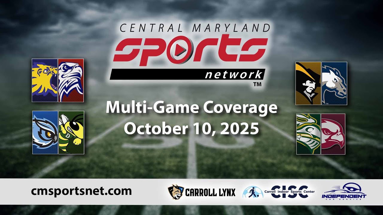 CMSportsNet: Week 6 Carroll County Football Multi-Game Coverage 10/10/25