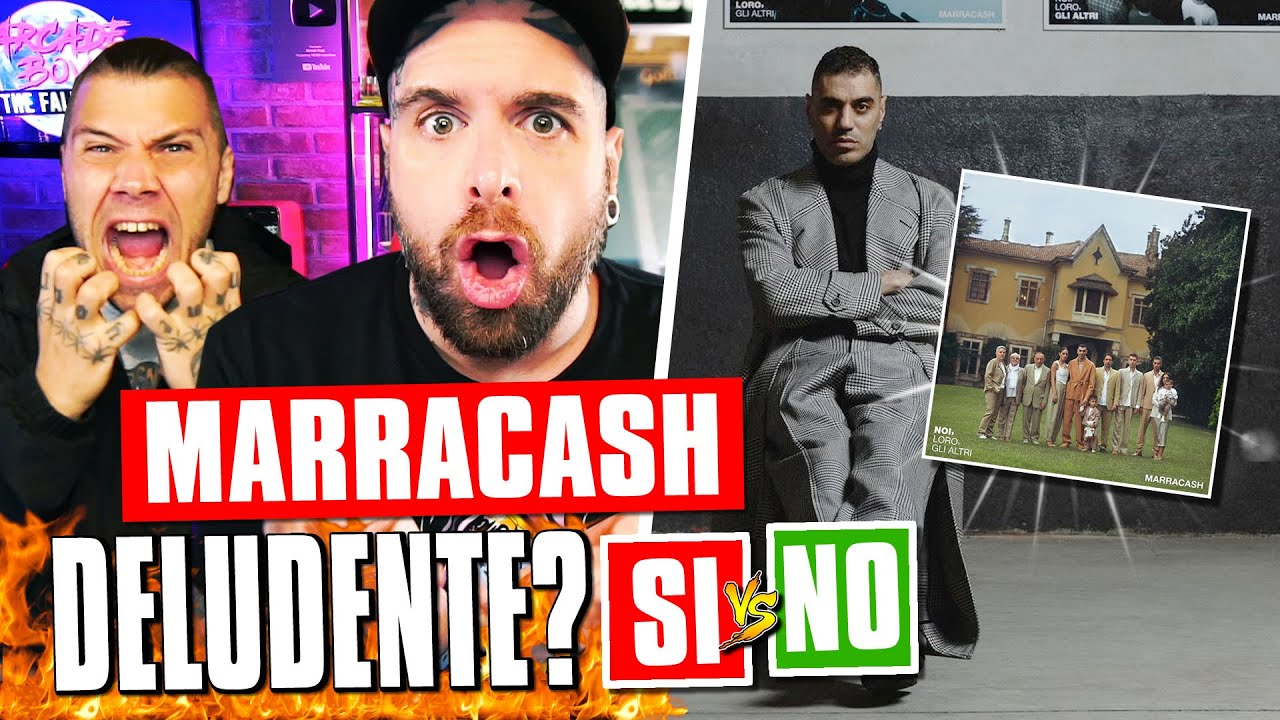 MARRACASH - NOI LORO GLI ALTRI ( disco completo ) | REACTION by Arcade Boyz
