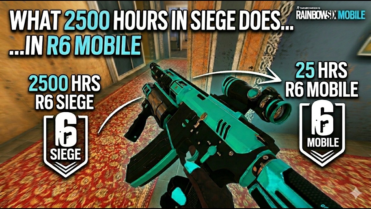 WHAT 2500 HOURS IN SIEGE DOES IN R6 MOBILE