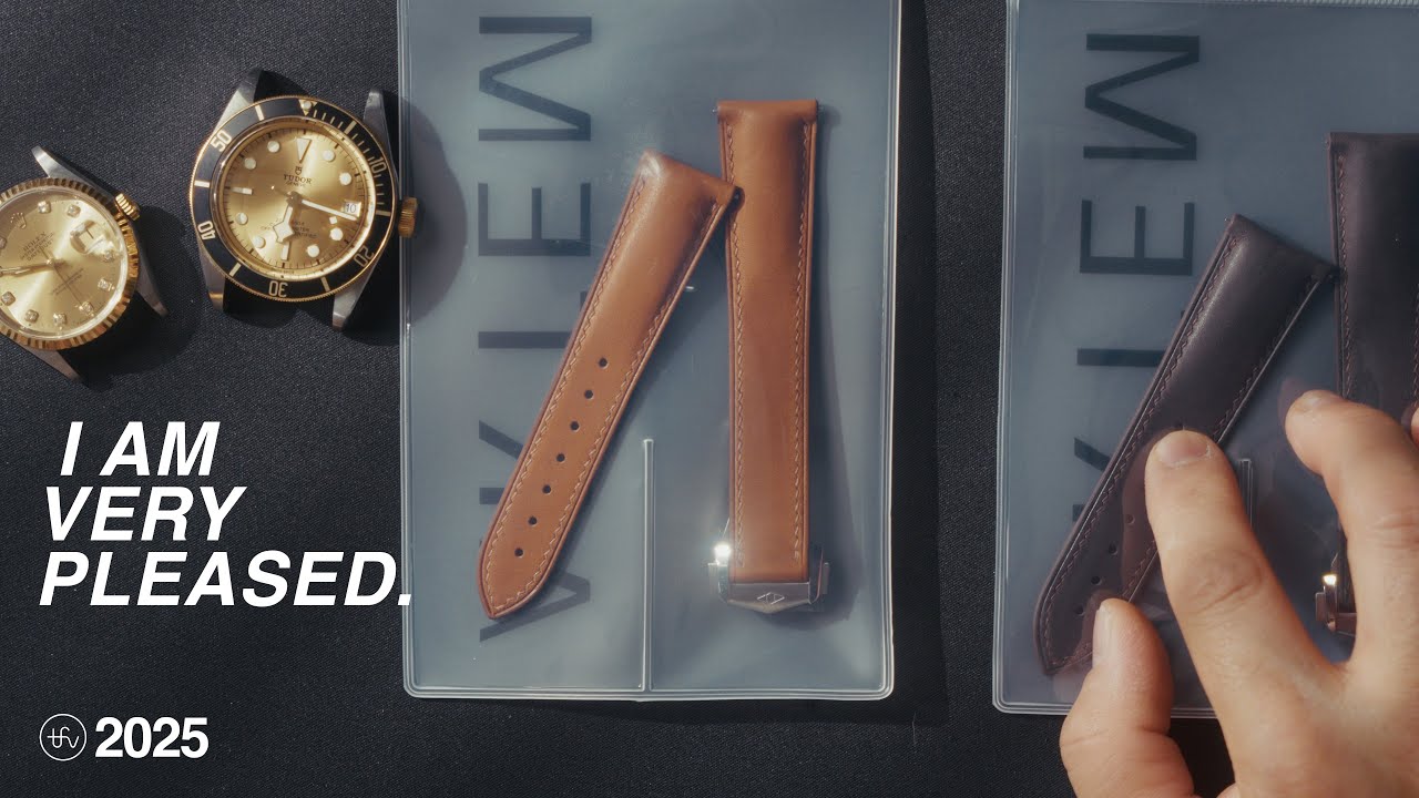 Распаковка ремешков Artem Barenia из кожи без петель с моими часами Rolex Datejust и Tudor Black Bay