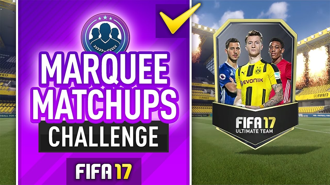 MARQUEE MATCHUPS SQUAD BUILDER CHALLENGE! #FUT17
