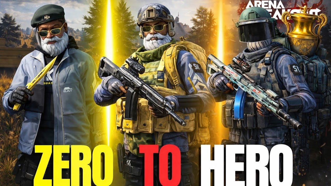 ZERO TO HERO PROGRESSIVO NOVO MÉTODO || ARENA BREAKOUT 