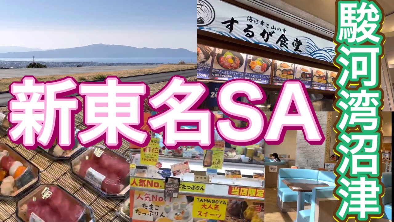 新東名高速道路 E1A サービスエリア 静岡県 NEOPASA駿河湾沼津 下り 名古屋方面 Japanese Highway Parking Service Area in Sizuoka パーキング