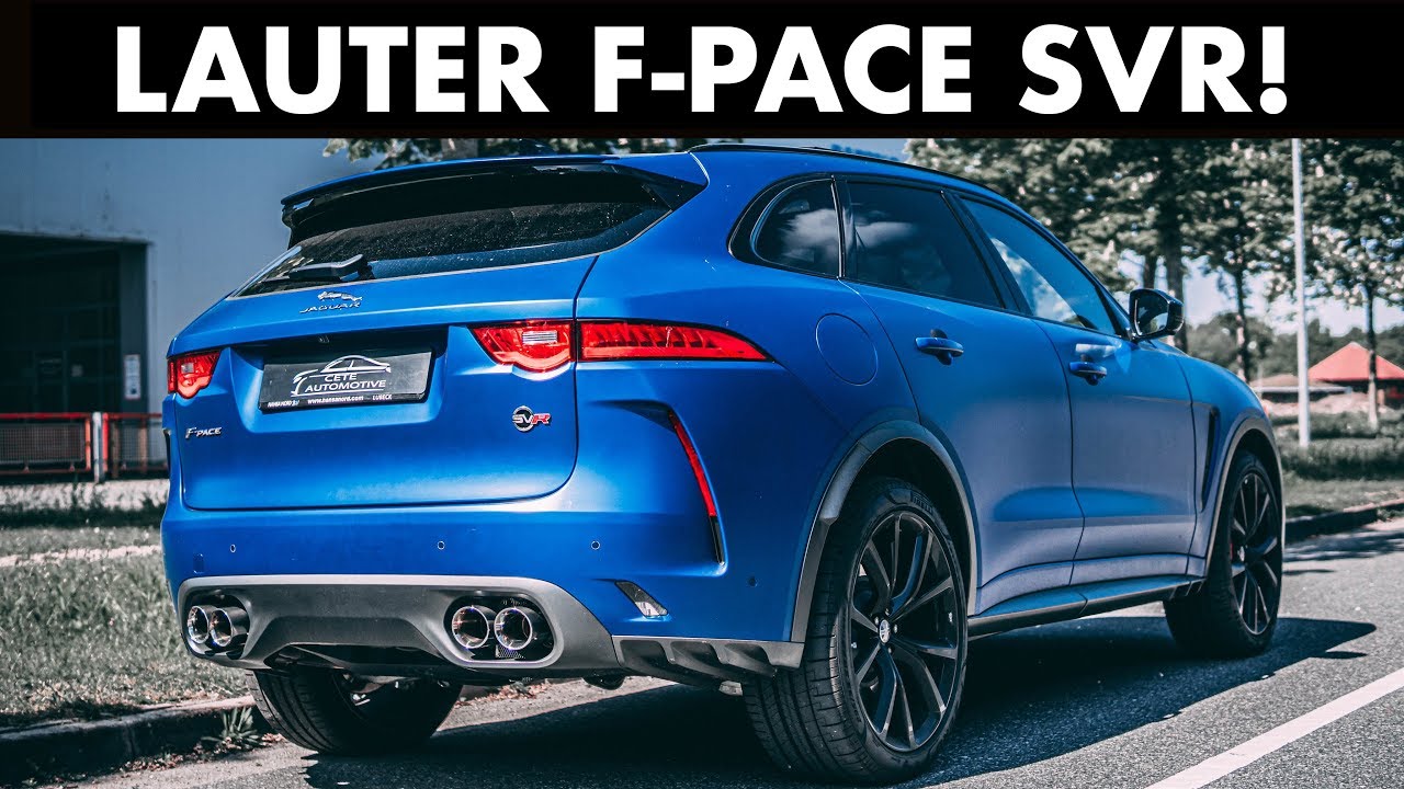 Brutaler Jaguar F Pace SVR Sound | Klappensteuerung von Cete Automotive