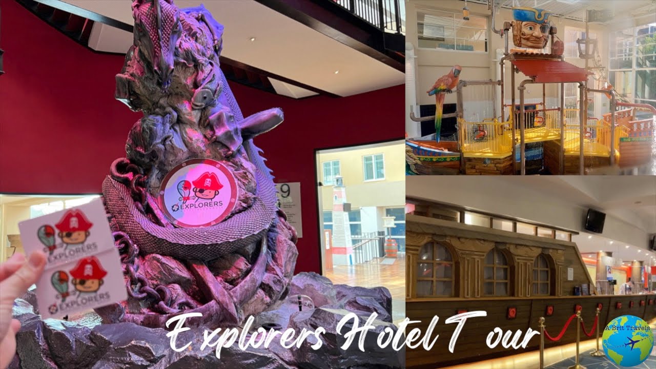 Explorers Hotel Full Tour - Disneyland Paris Budget Hotel With Pirate Theming & Lots For Children