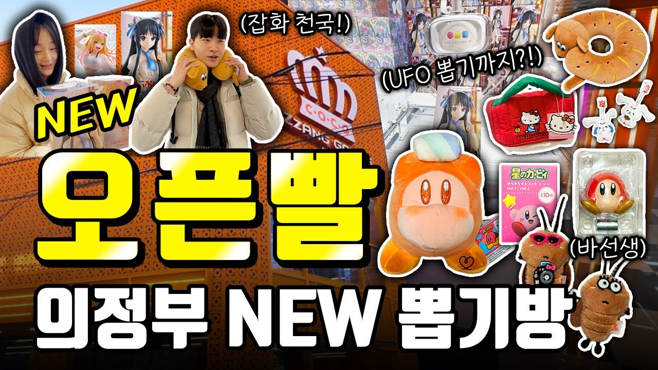 신규 오픈🎉 3층짜리 짱오락실 인형뽑기 오픈런 달렸습니다!🏃‍♂️‍➡️ 기계별로 잘 나오는 세팅 알려드립니다!