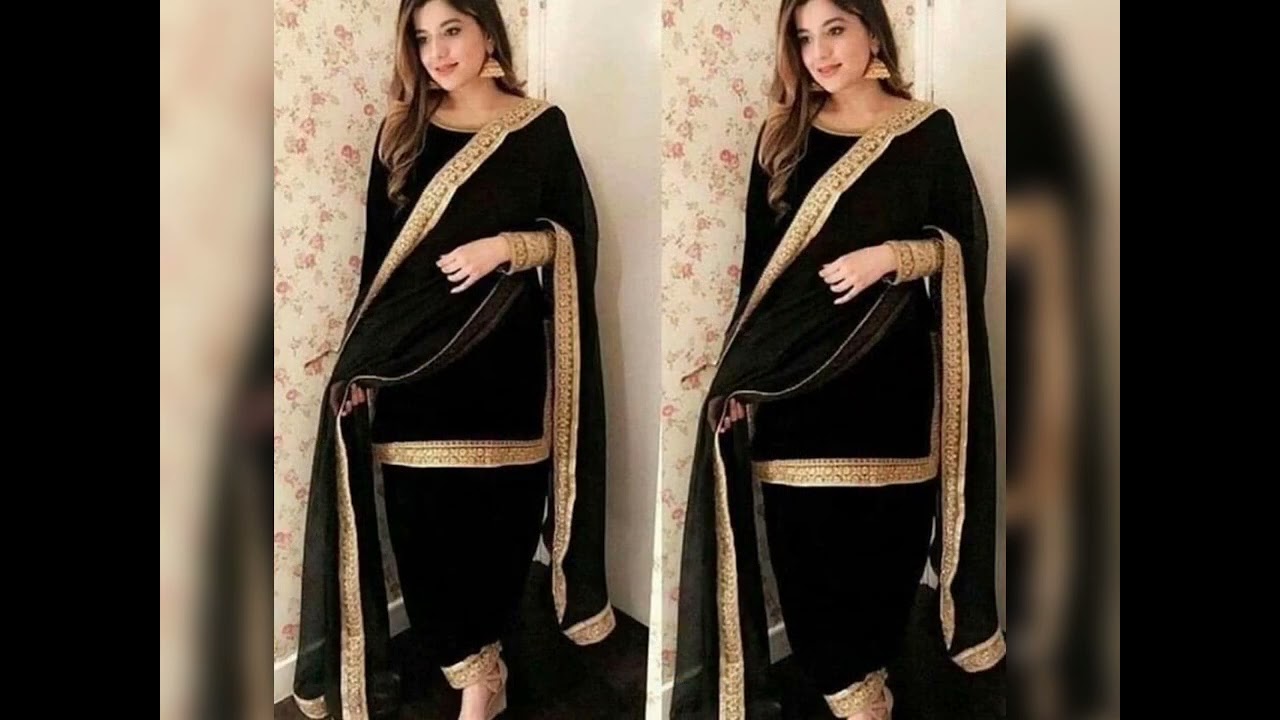 Plain velvet suit with lace /Velvet suit design