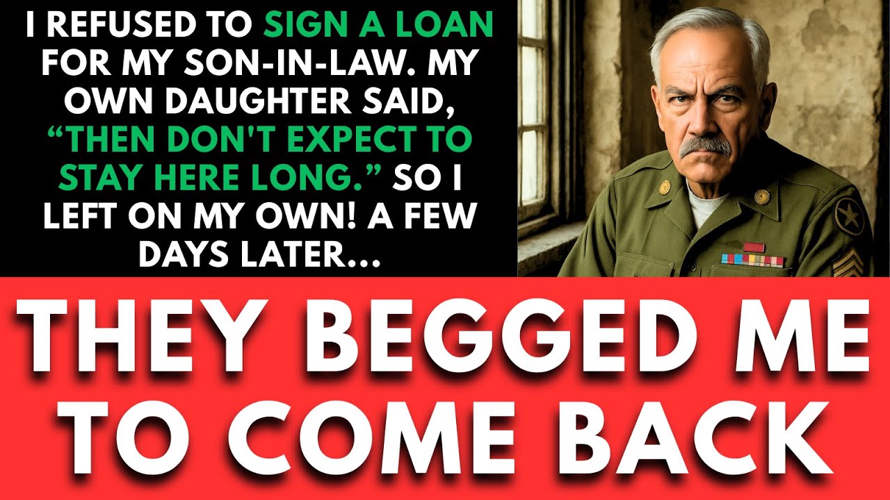 I Didn't Sign My Son's Loan. My Daughter Said, “Then Don't Expect To Stay Here.” So I...