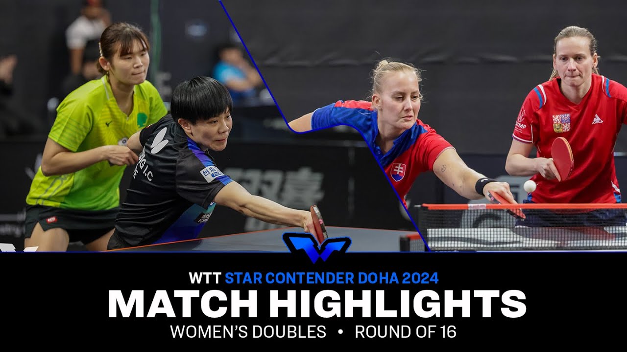 Cheng/Li vs Balazova/Matelova | WD R16 | WTT Star Contender Doha 2024