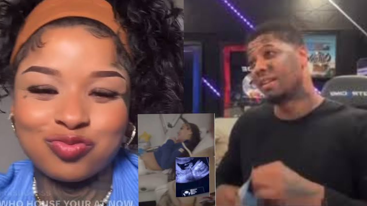 “IT’S FAKE, SHE’S NOT!” Chrisean Rock DENIES Pregnancy After Blueface Shows Proof To DJ Akademiks