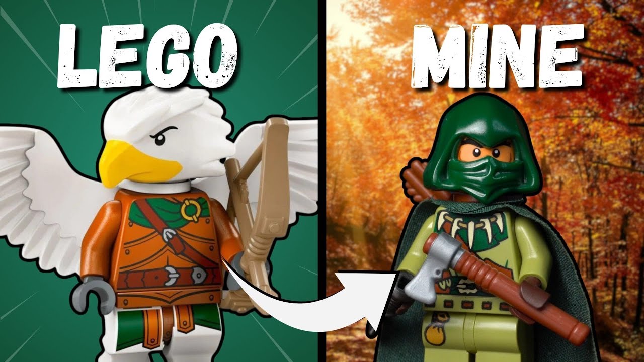 Zbudowałem 10 figurek Lego Fantasy Rangers