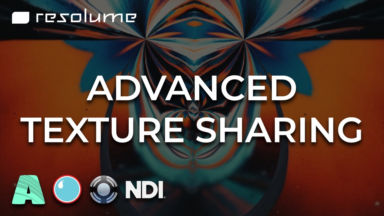 Resolume Arena Tutorial - Advanced Texture Sharing