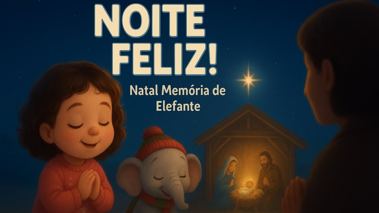 Noite Feliz! ✨ Canção de Ninar para o Natal - Deus de Amor - Memória de Elefante