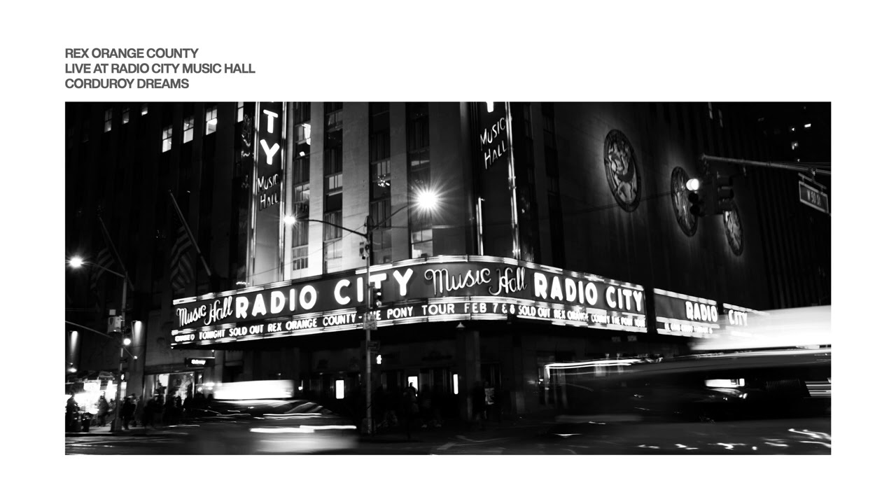 Rex Orange County - Corduroy Dreams (Live At Radio City Music Hall)