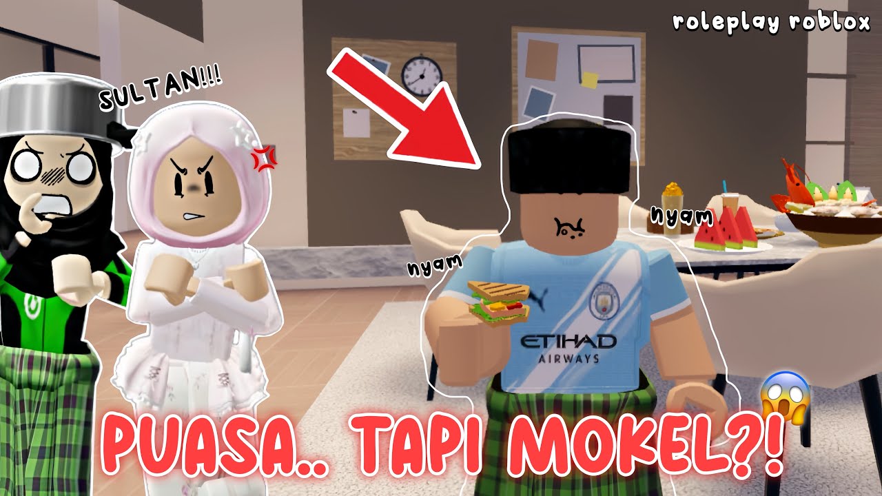 PUASA BARU MULAI, SULTAN UDAH MOKEL?! 😱 | Roblox Roleplay 
