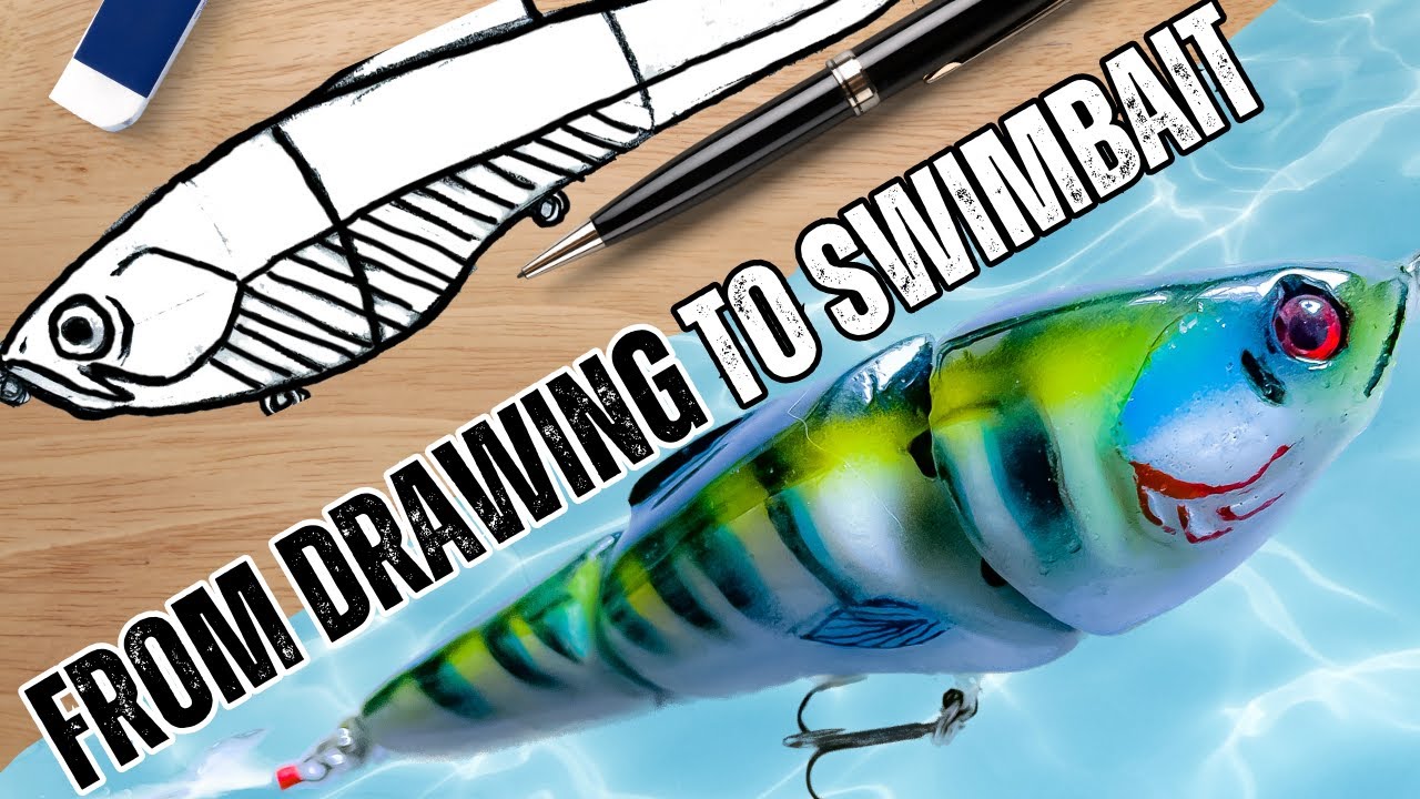 Homemade SWIMBAIT (silicone lure mold)