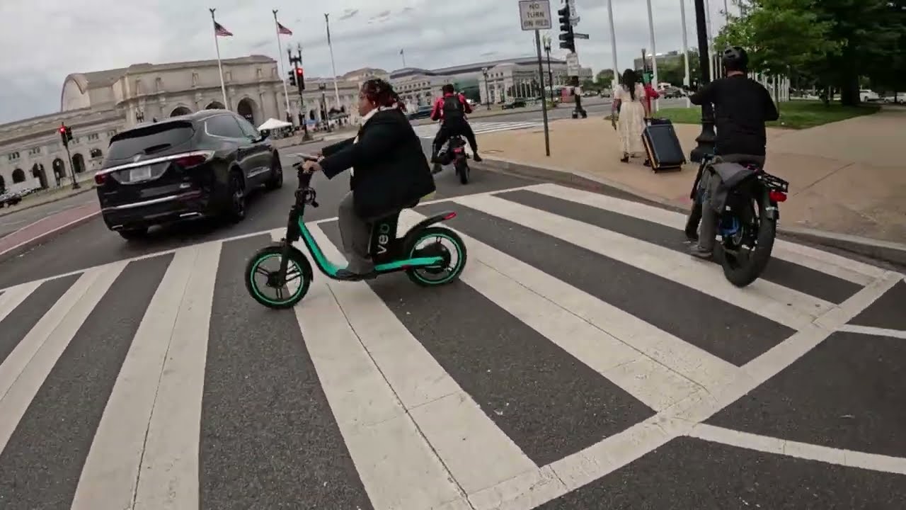 New to the eBike gang. First small group stroll through downtown DC.  FatTire ebikes!!