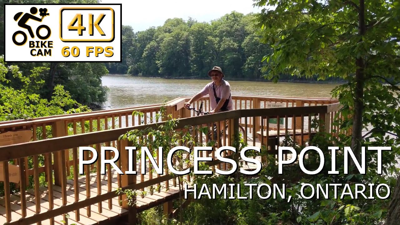 🚴‍♀️ 4K Bike Ride Along Princess Point Trail 🌿 | Discover Hamilton, Ontario’s Scenic Gem!